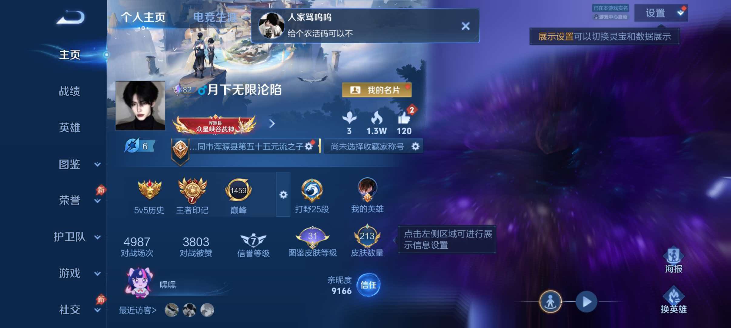 WZQM4549867王者荣耀账号详情图2 WZQM4549867王者荣耀账号详情图2