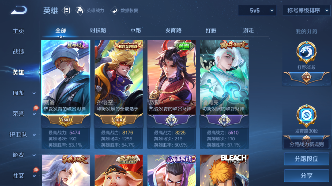 WZQM4549742王者荣耀账号详情图3 WZQM4549742王者荣耀账号详情图3