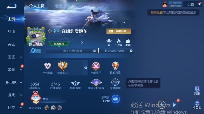 WZQM4552102王者荣耀账号详情图2