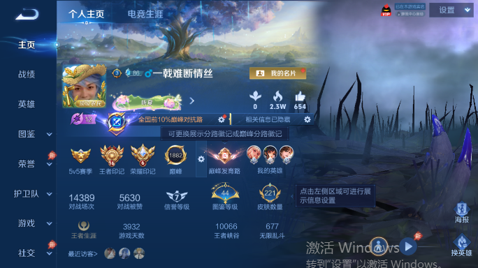 WZQM4551871王者荣耀账号详情图2 WZQM4551871王者荣耀账号详情图2