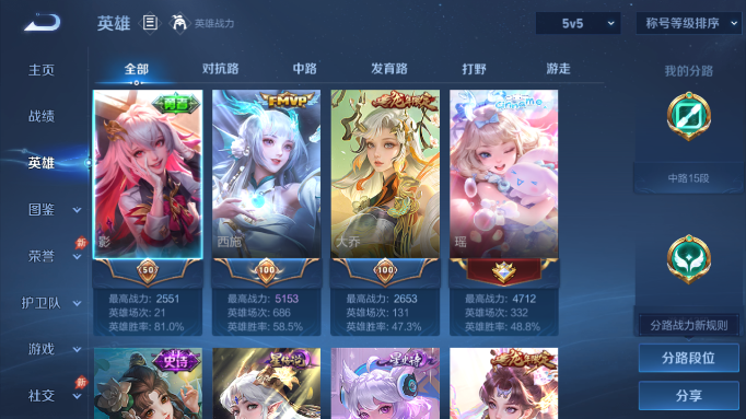 WZQM4554316王者荣耀账号详情图3 WZQM4554316王者荣耀账号详情图3