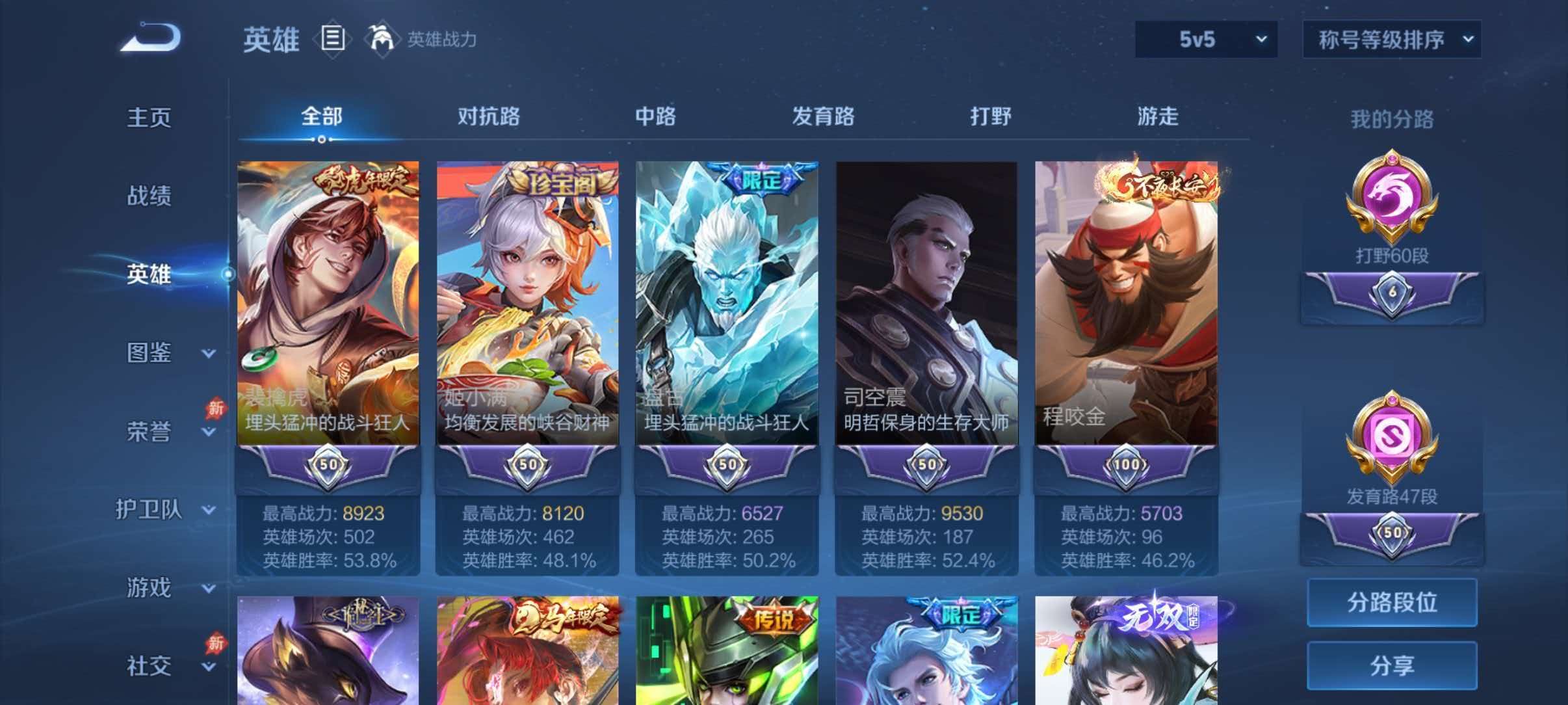 WZQM4554210王者荣耀账号详情图6
