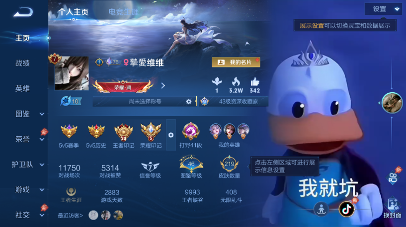 WZQM4556622王者荣耀账号详情图2 WZQM4556622王者荣耀账号详情图2