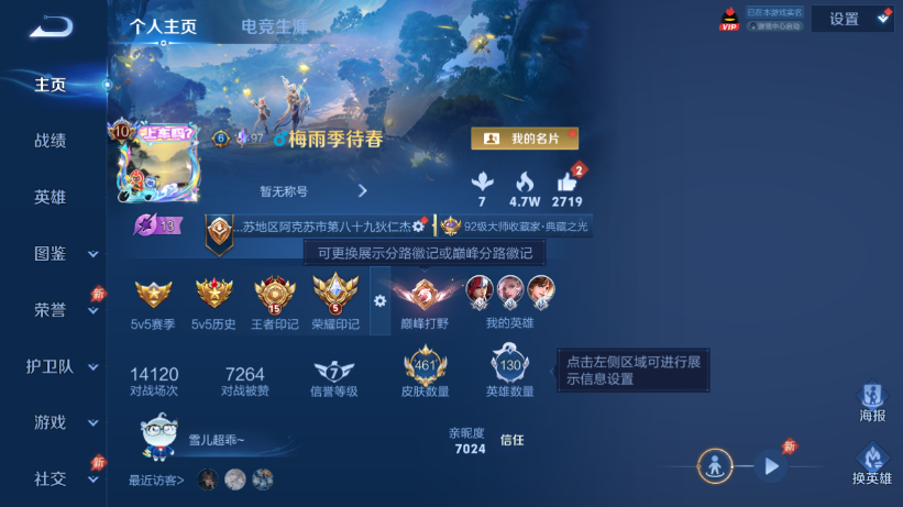 WZQM4558653王者荣耀账号详情图2 WZQM4558653王者荣耀账号详情图2