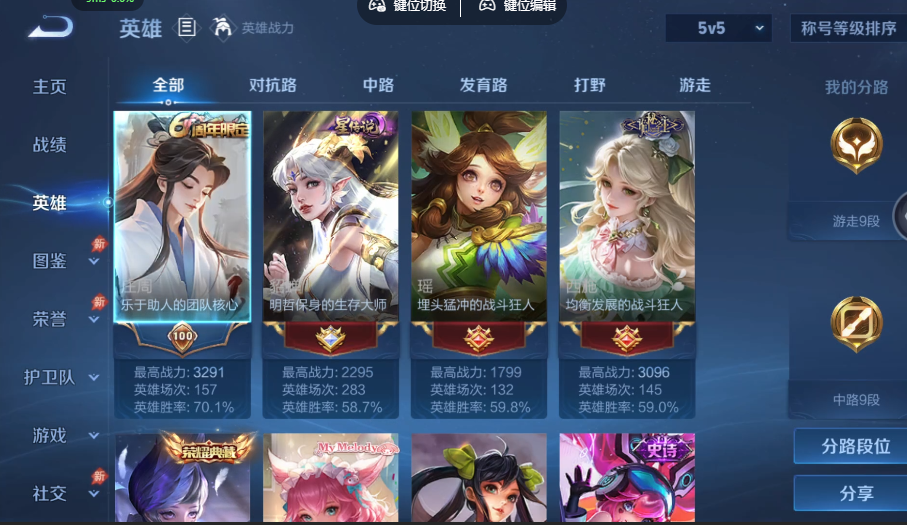 WZQM4558581王者荣耀账号详情图3