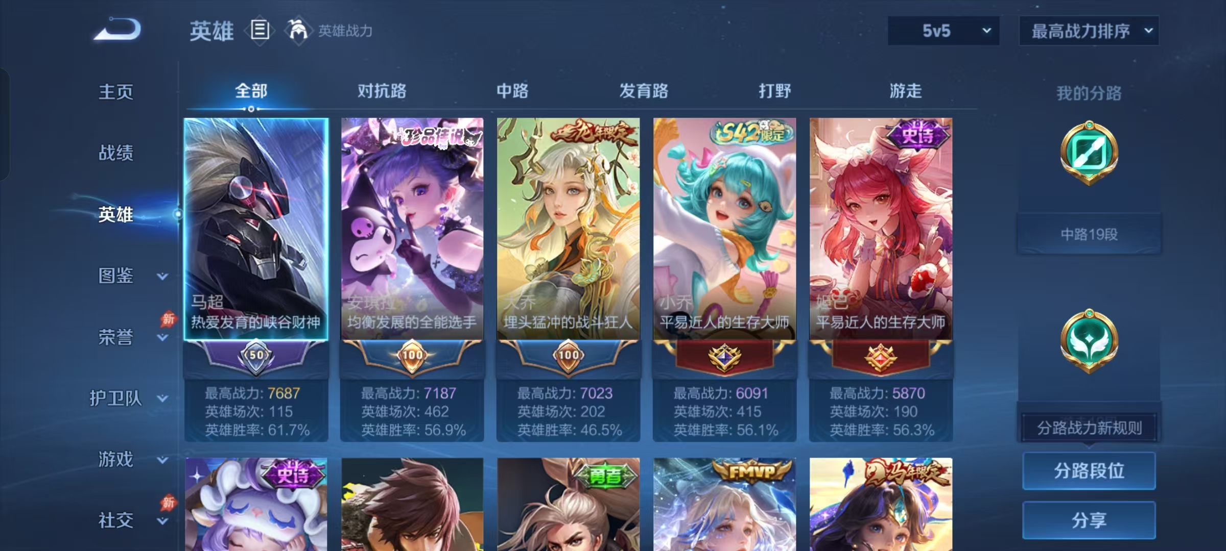 WZQM4560659王者荣耀账号详情图3 WZQM4560659王者荣耀账号详情图3