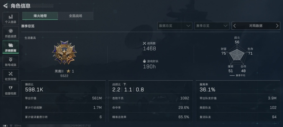 SJZYYT4249674三角洲行动账号详情图5