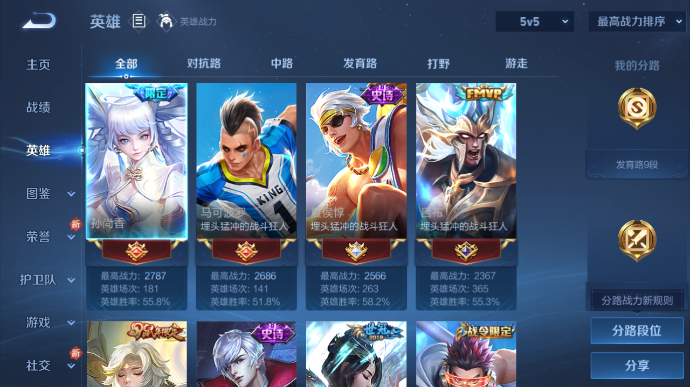 WZQM447409王者荣耀账号详情图7