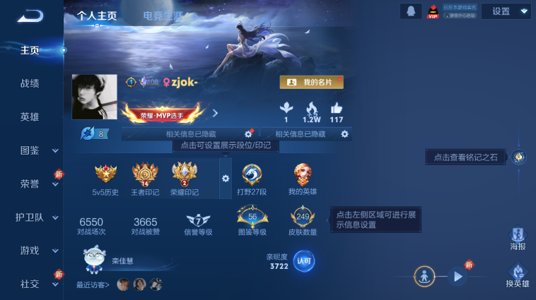 WZQM3465599王者荣耀账号详情图2