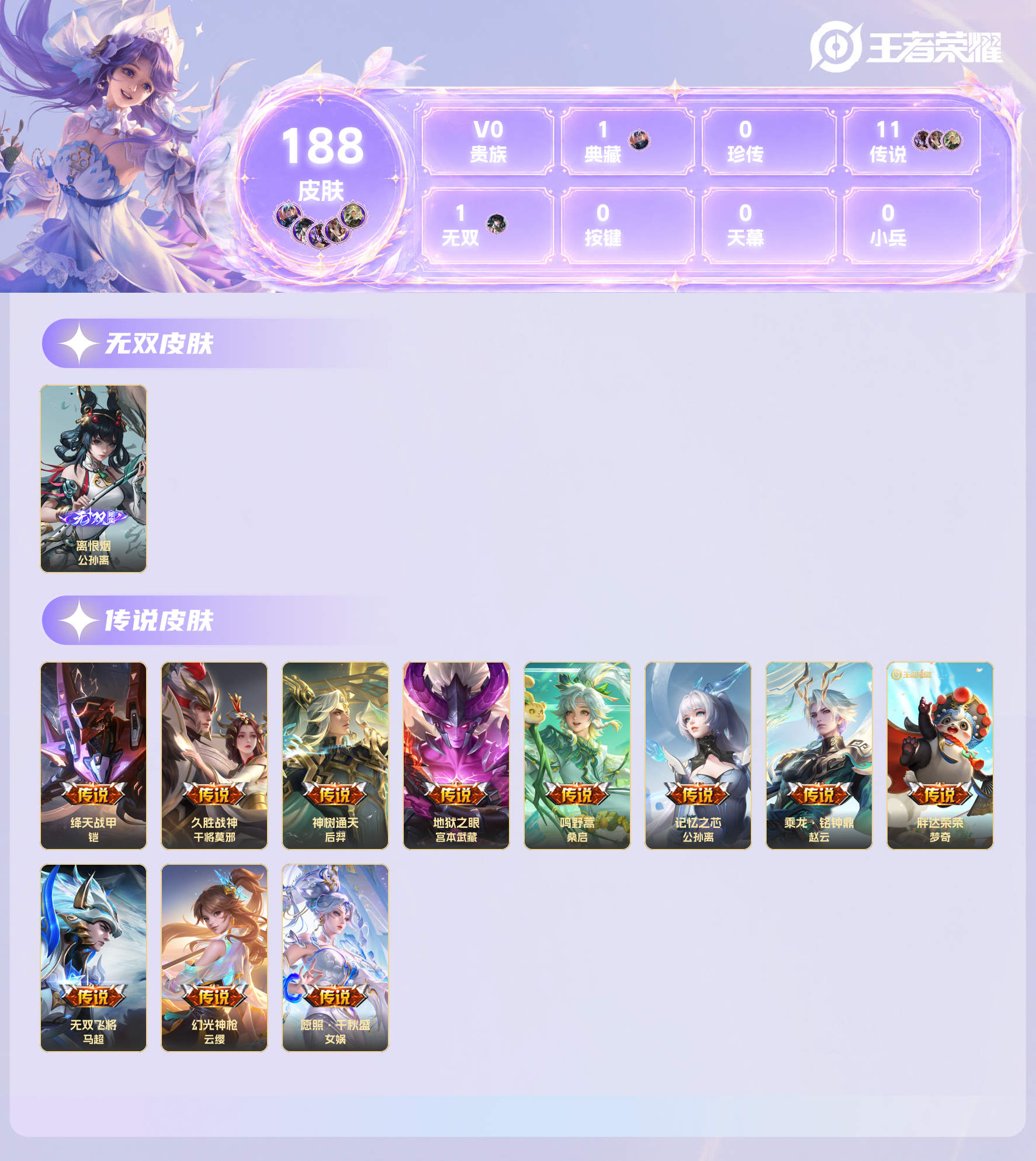 WZQM4582028王者荣耀账号详情图13 WZQM4582028王者荣耀账号详情图13