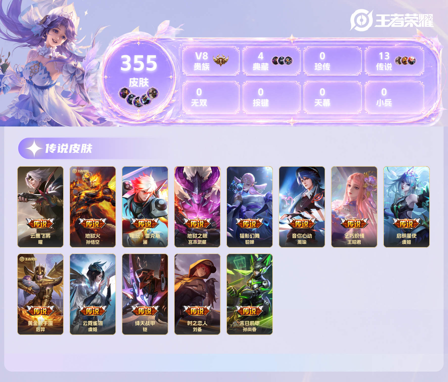 WZQM4600771王者荣耀账号详情图14 WZQM4600771王者荣耀账号详情图14