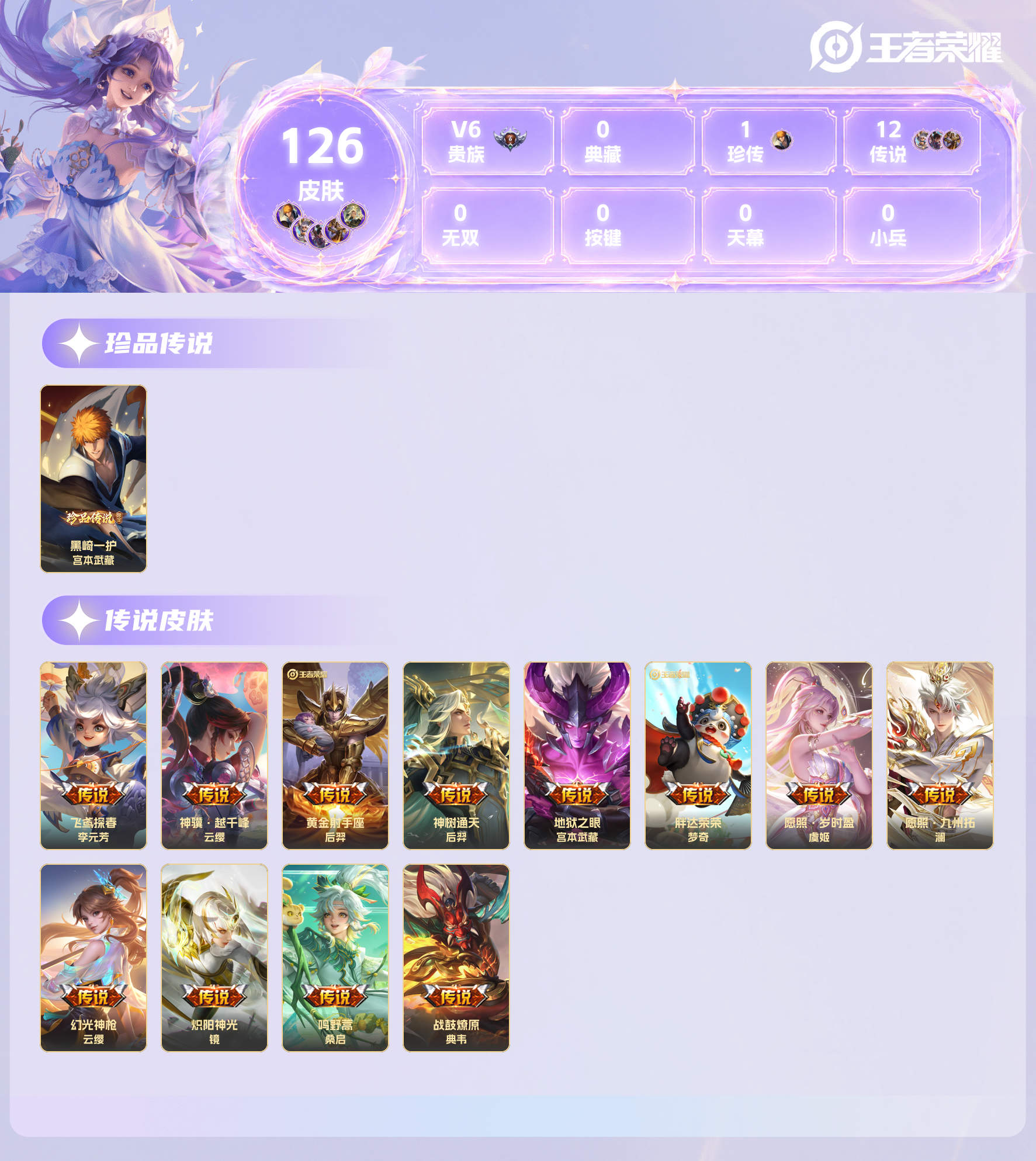 WZQM4600711王者荣耀账号详情图15 WZQM4600711王者荣耀账号详情图15