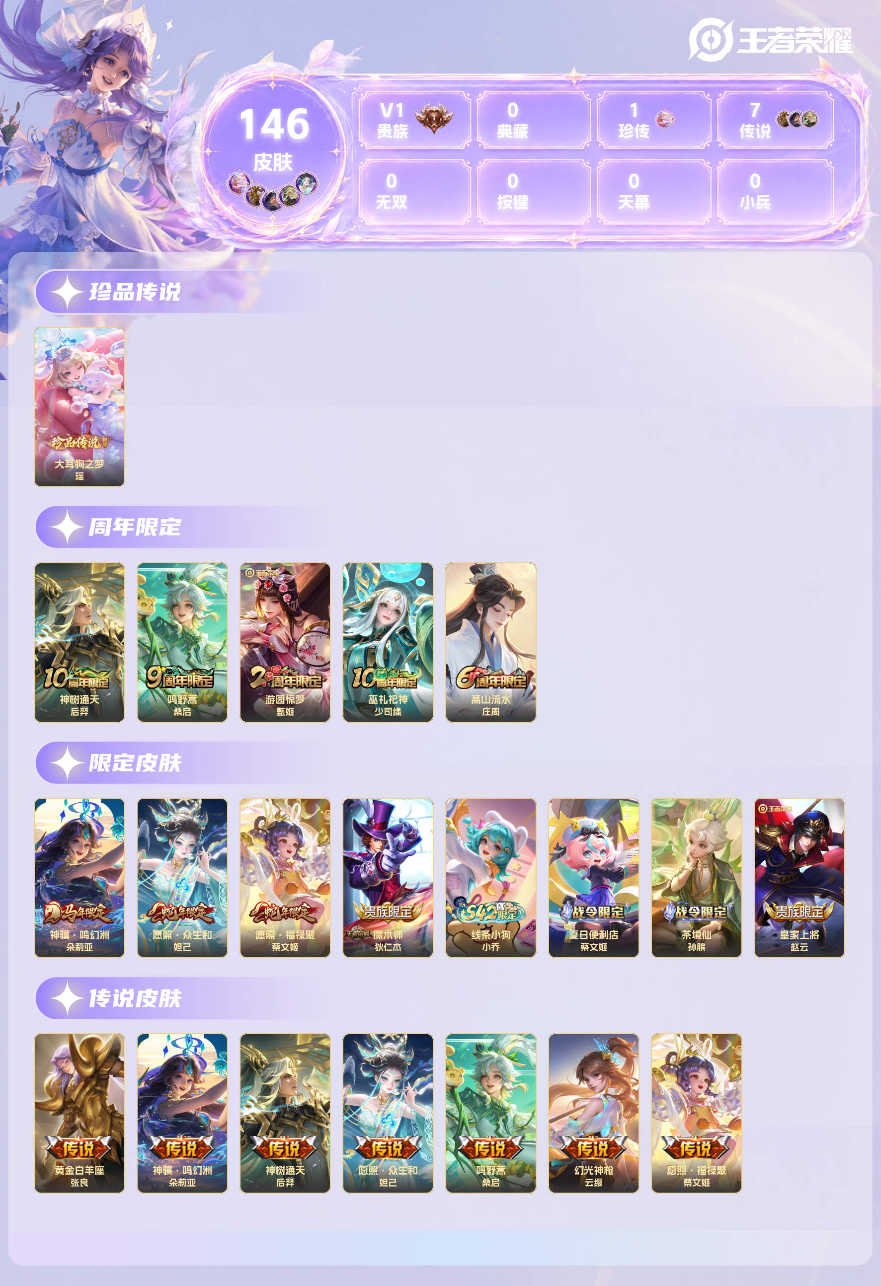 WZQM4668098王者荣耀账号详情图12 WZQM4668098王者荣耀账号详情图12