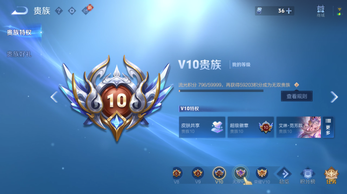 WZQM478114王者荣耀账号详情图10