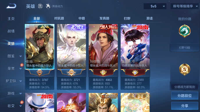 WZQM480911王者荣耀账号详情图7