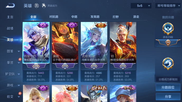 WZQM498053王者荣耀账号详情图5