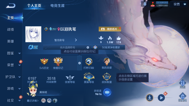 WZQM484240王者荣耀账号详情图2 WZQM484240王者荣耀账号详情图2