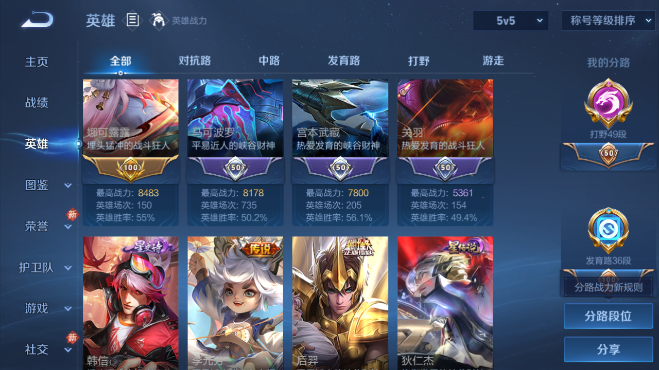 WZQM4104120王者荣耀账号详情图8 WZQM4104120王者荣耀账号详情图8