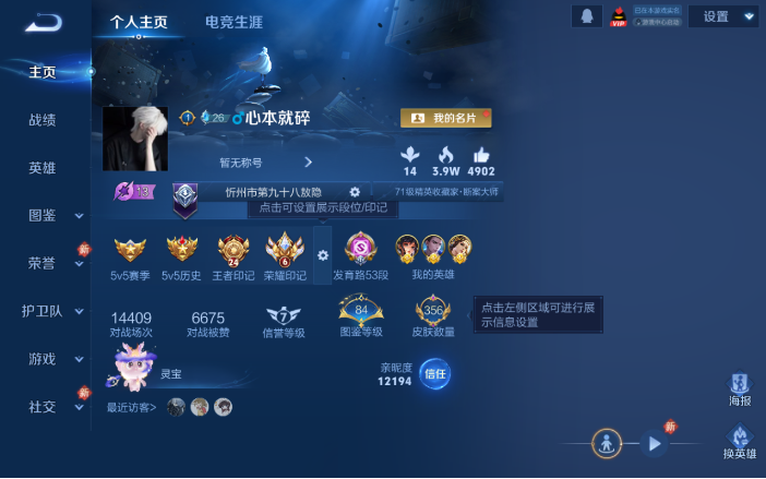 WZQM4119693王者荣耀账号详情图2