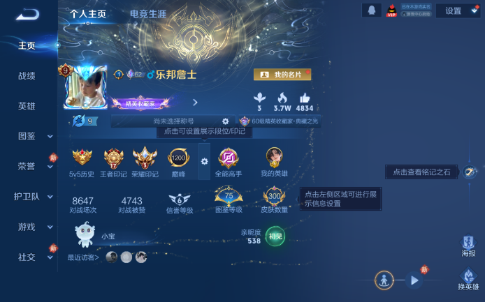 WZQM4138034王者荣耀账号详情图2