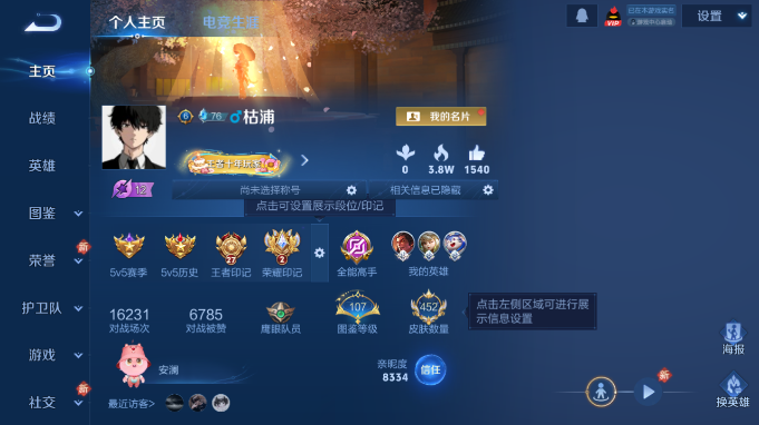 WZQM4184745王者荣耀账号详情图2 WZQM4184745王者荣耀账号详情图2