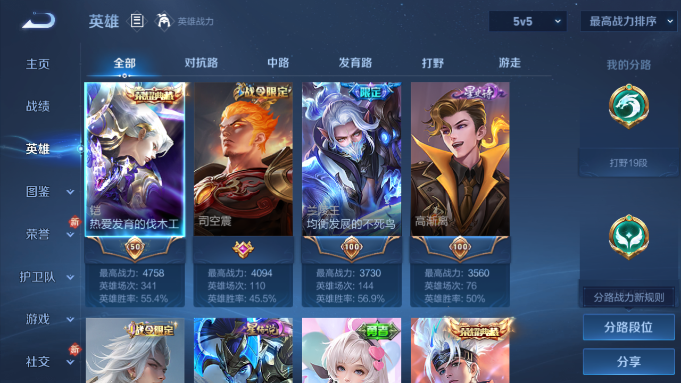 WZQM4190690王者荣耀账号详情图5 WZQM4190690王者荣耀账号详情图5