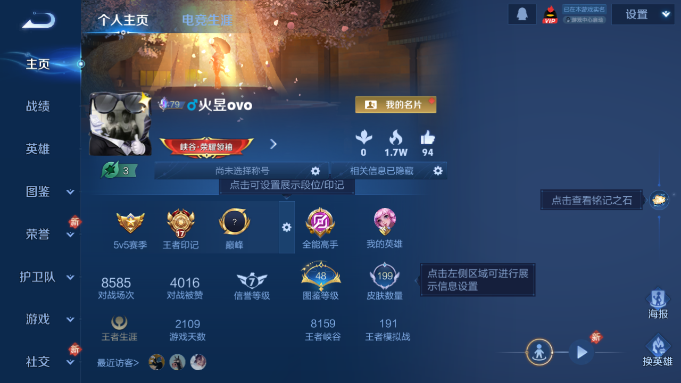 WZQM4190519王者荣耀账号详情图2