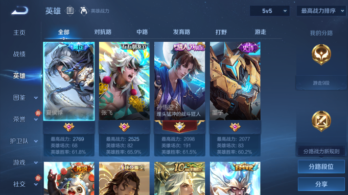 WZQM4190571王者荣耀账号详情图3