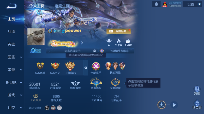 WZQM4197993王者荣耀账号详情图2 WZQM4197993王者荣耀账号详情图2