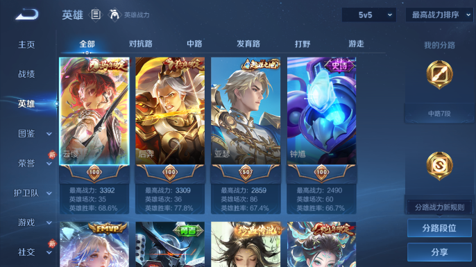 WZQM4197936王者荣耀账号详情图5 WZQM4197936王者荣耀账号详情图5