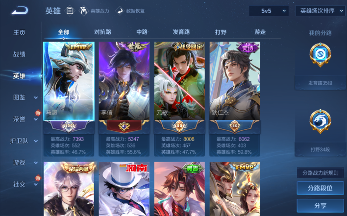 WZQM4200099王者荣耀账号详情图4