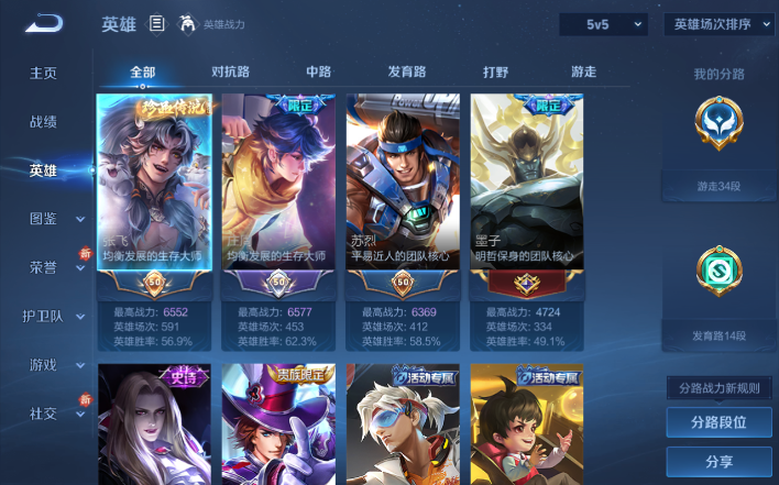 WZQM4200002王者荣耀账号详情图4