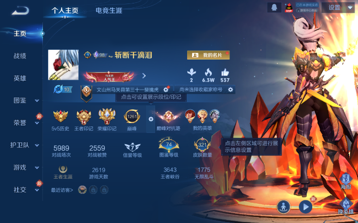 WZQM4198065王者荣耀账号详情图2 WZQM4198065王者荣耀账号详情图2