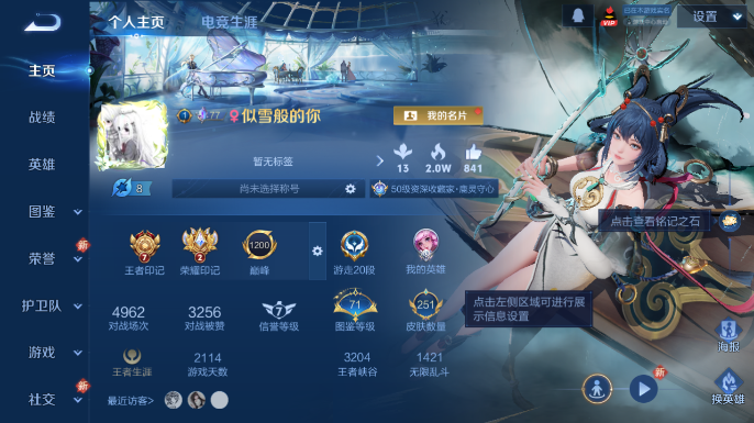 WZQM4206940王者荣耀账号详情图2