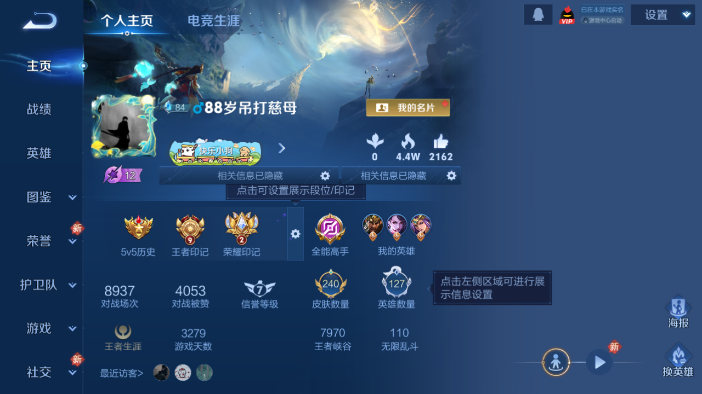 WZQM4210756王者荣耀账号详情图2