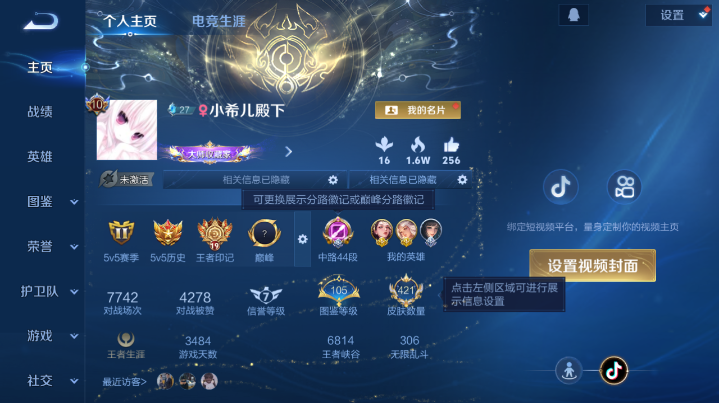 WZQM4210839王者荣耀账号详情图2