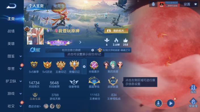 WZQM4231067王者荣耀账号详情图2