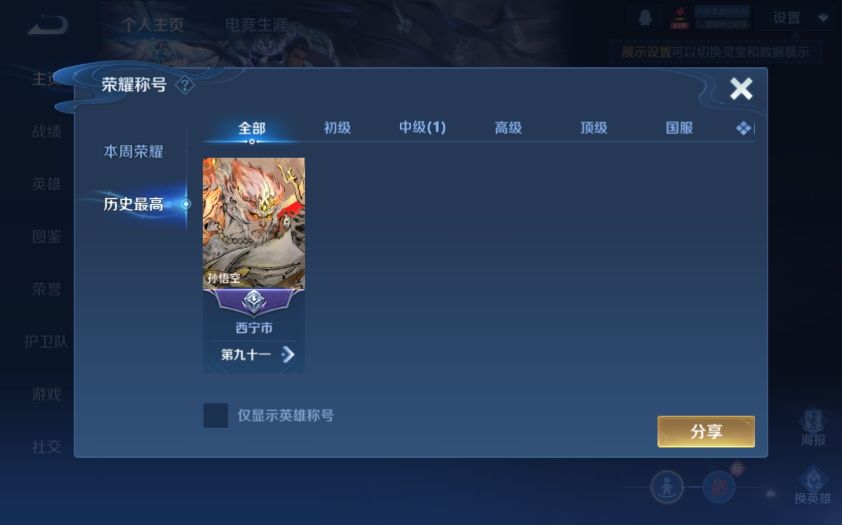 WZQM4242198王者荣耀账号详情图13