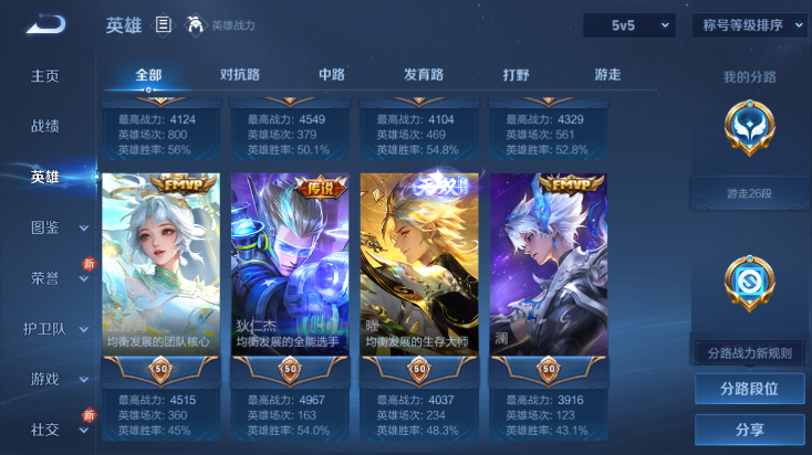 WZQM4248016王者荣耀账号详情图7 WZQM4248016王者荣耀账号详情图7