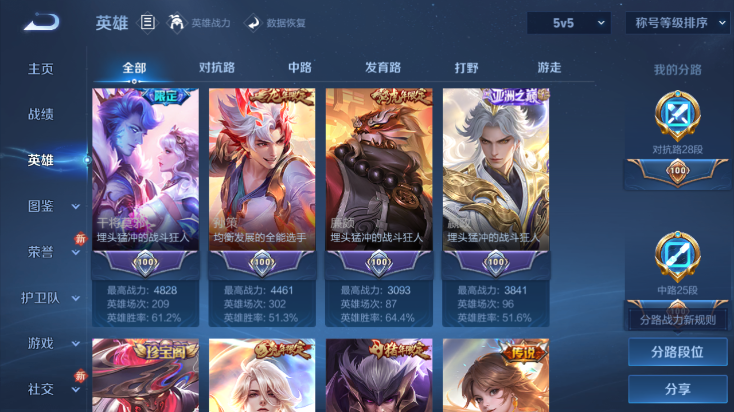 WZQM4250801王者荣耀账号详情图5