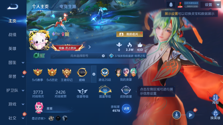 WZQM4253558王者荣耀账号详情图2