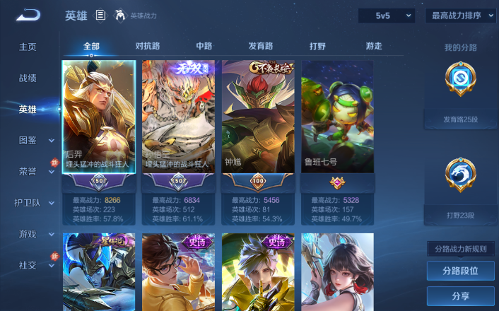 WZQM4258917王者荣耀账号详情图5