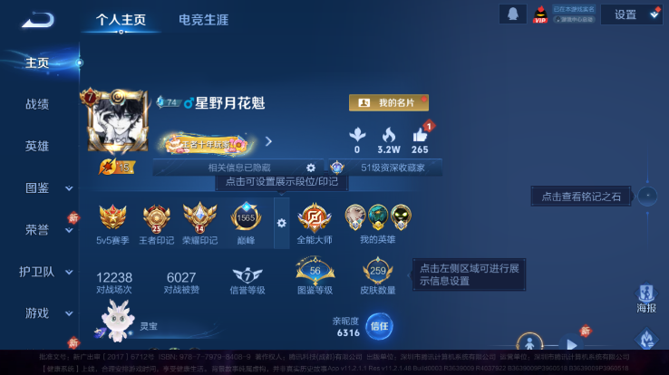 WZQM4266088王者荣耀账号详情图2