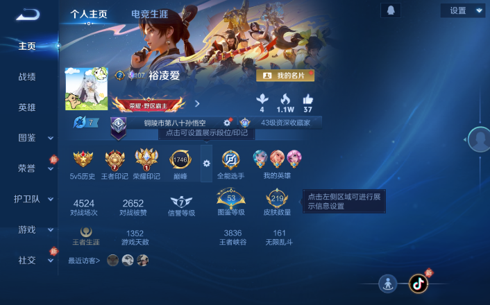 WZQM4268730王者荣耀账号详情图2