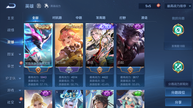 WZQM4274193王者荣耀账号详情图4 WZQM4274193王者荣耀账号详情图4