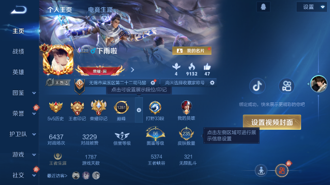 WZQM4274197王者荣耀账号详情图3