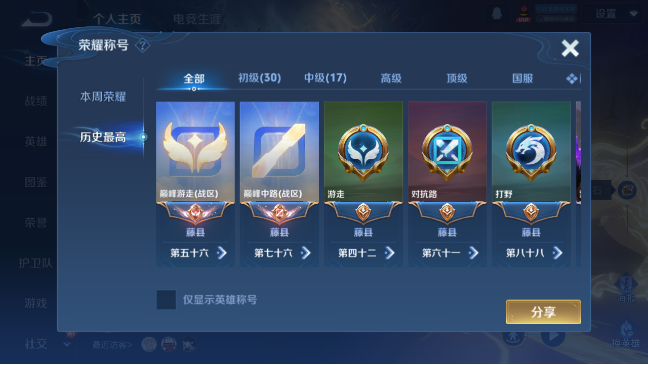 WZQM4274282王者荣耀账号详情图4