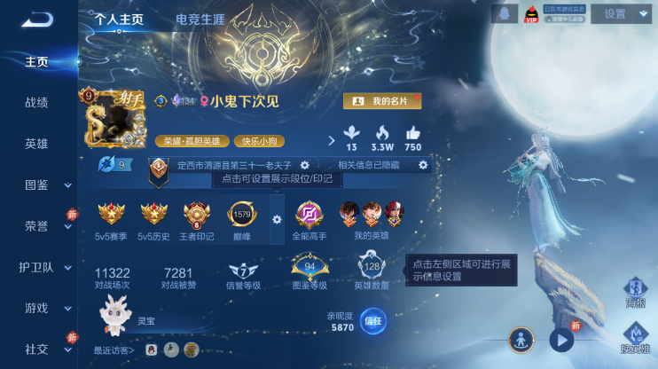 WZQM4276923王者荣耀账号详情图2