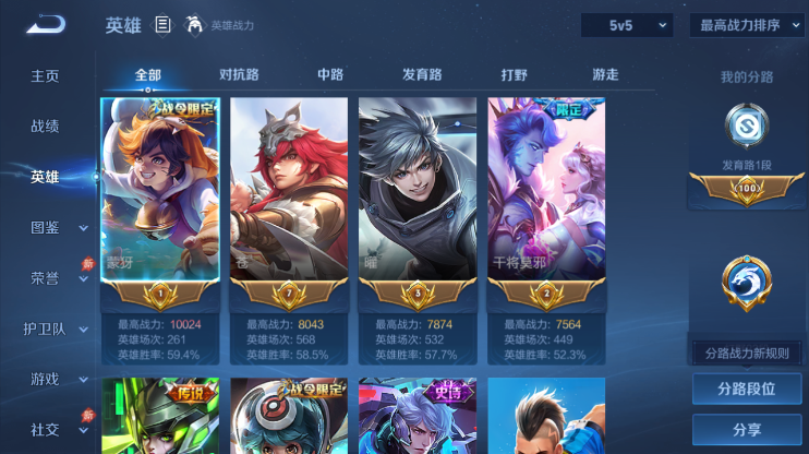 WZQM4285989王者荣耀账号详情图3 WZQM4285989王者荣耀账号详情图3