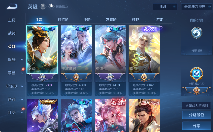 WZQM4298118王者荣耀账号详情图3